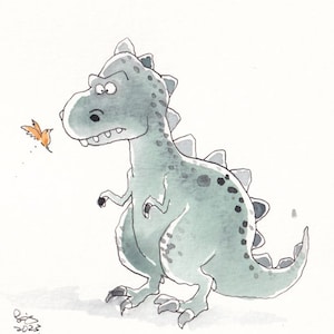 Dinosaur - Trex Green | Fine Art Print