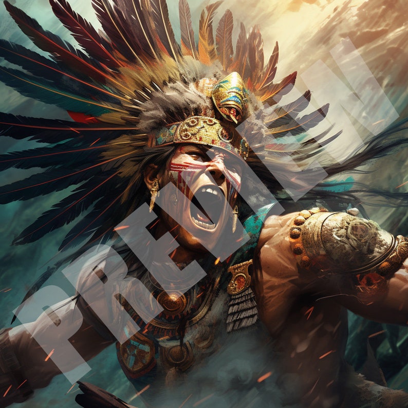 Paquete de imágenes del antiguo guerrero azteca: 10 visiones artísticas ...