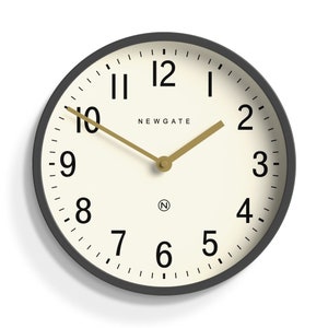 NEWGATE® Master Edwards Wall Clock - Kitchen Clock - Living Room Clock - Retro Clock - Stylish Home Décor Mid-Century Modern