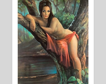 Woodland Goddess by J.H. Lynch Art Print Shipped From Australia