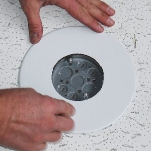 Custom White Trim Rings, Ceiling Medallions, Custom Goof Rings, Flange Ring for Ceiling Lights