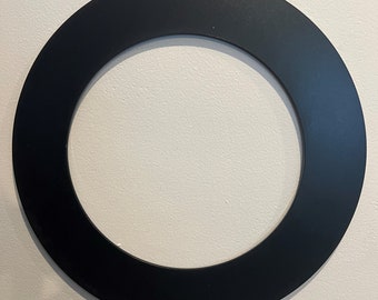 Custom Black Trim Rings & Black Ceiling Medallions, Black Goof Ring