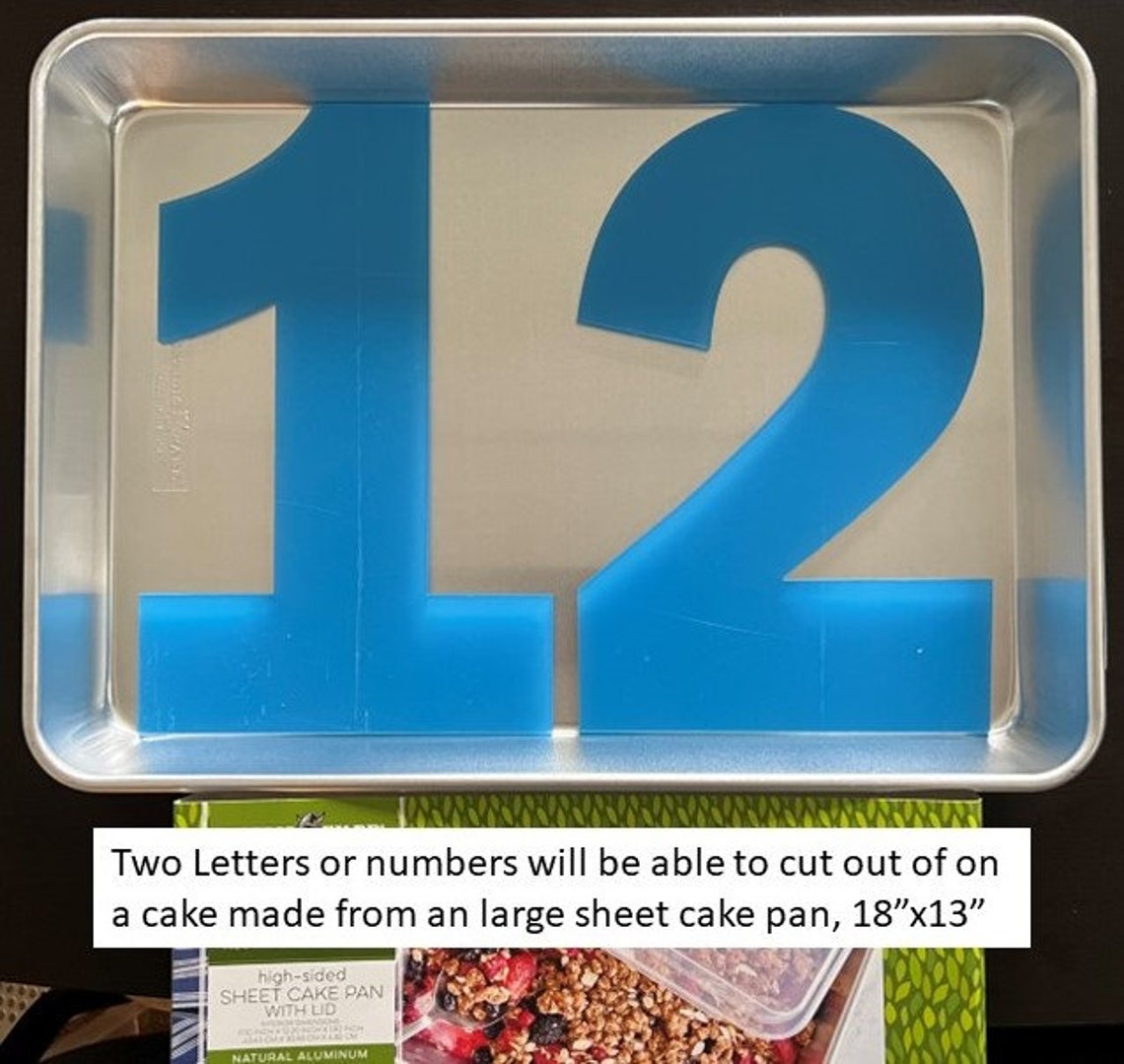 Number Cake Stencils - Etsy