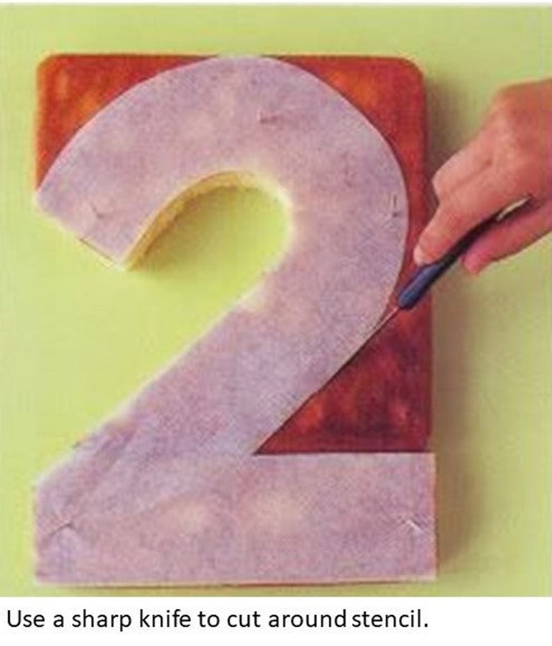Number Cake Stencils - Etsy