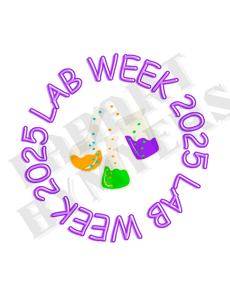 Lab Week Beakers Lab Week 2025 Png - Etsy
