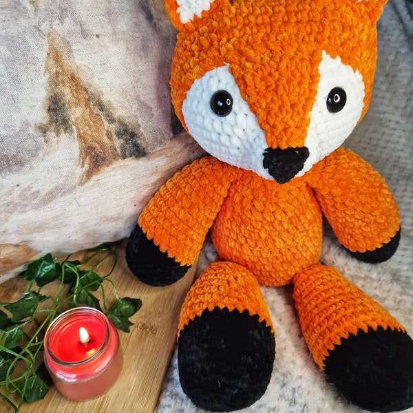 Handmade Crochet Amigurumi Fox Plush