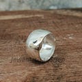 Plain Wide Band Ring-925 Sterling Silver Dome Statement Ring-9 MM Wide Band Ring-Silver Band Ring-Handmade silver band-Gift For Her product logo