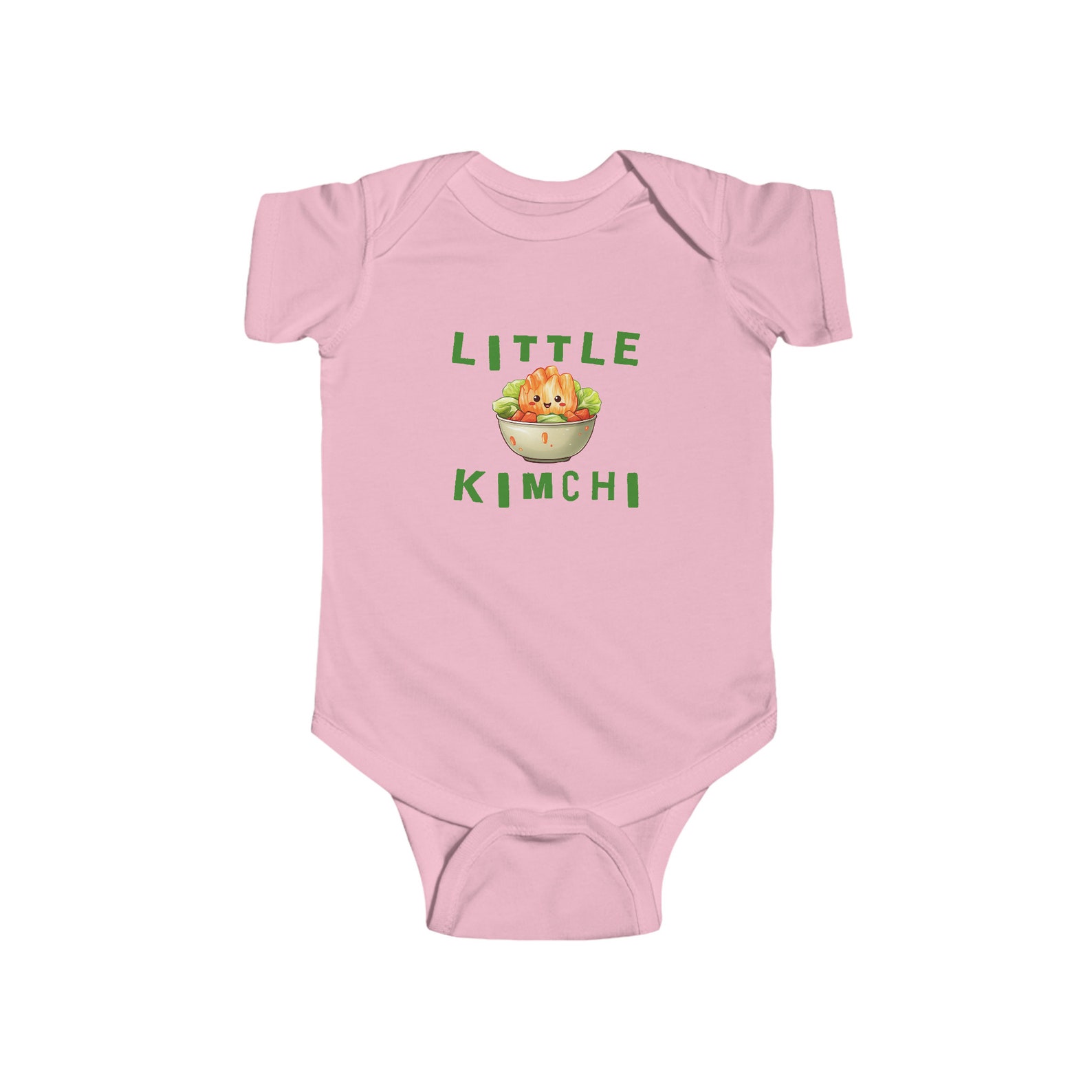 Littlekumchie LITTLE KIMCHI Korean Infant Jersey Bodysuit, Cute Onesie, Korean Baby ...