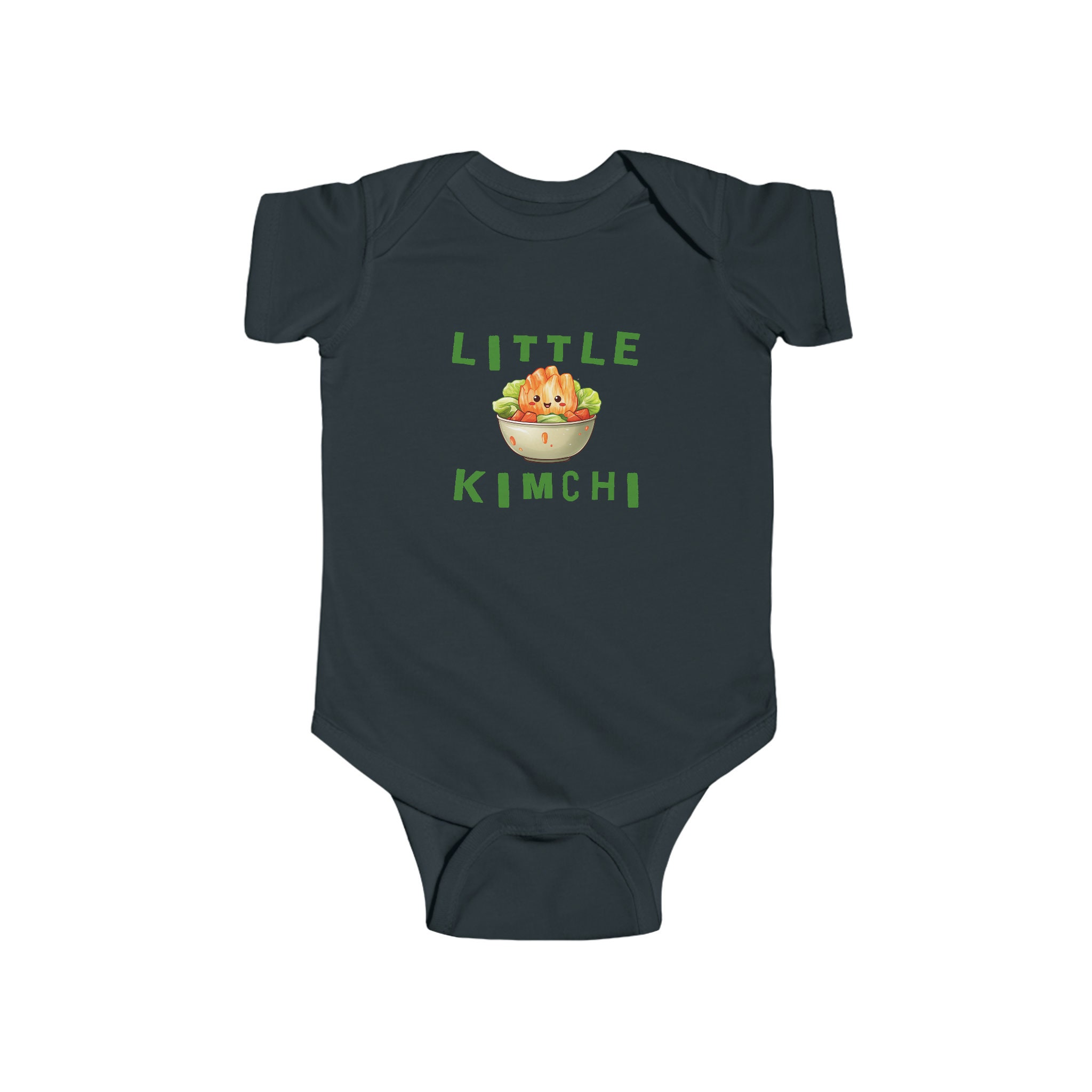 Littlekumchie LITTLE KIMCHI Korean Infant Jersey Bodysuit, Cute Onesie, Korean Baby ...
