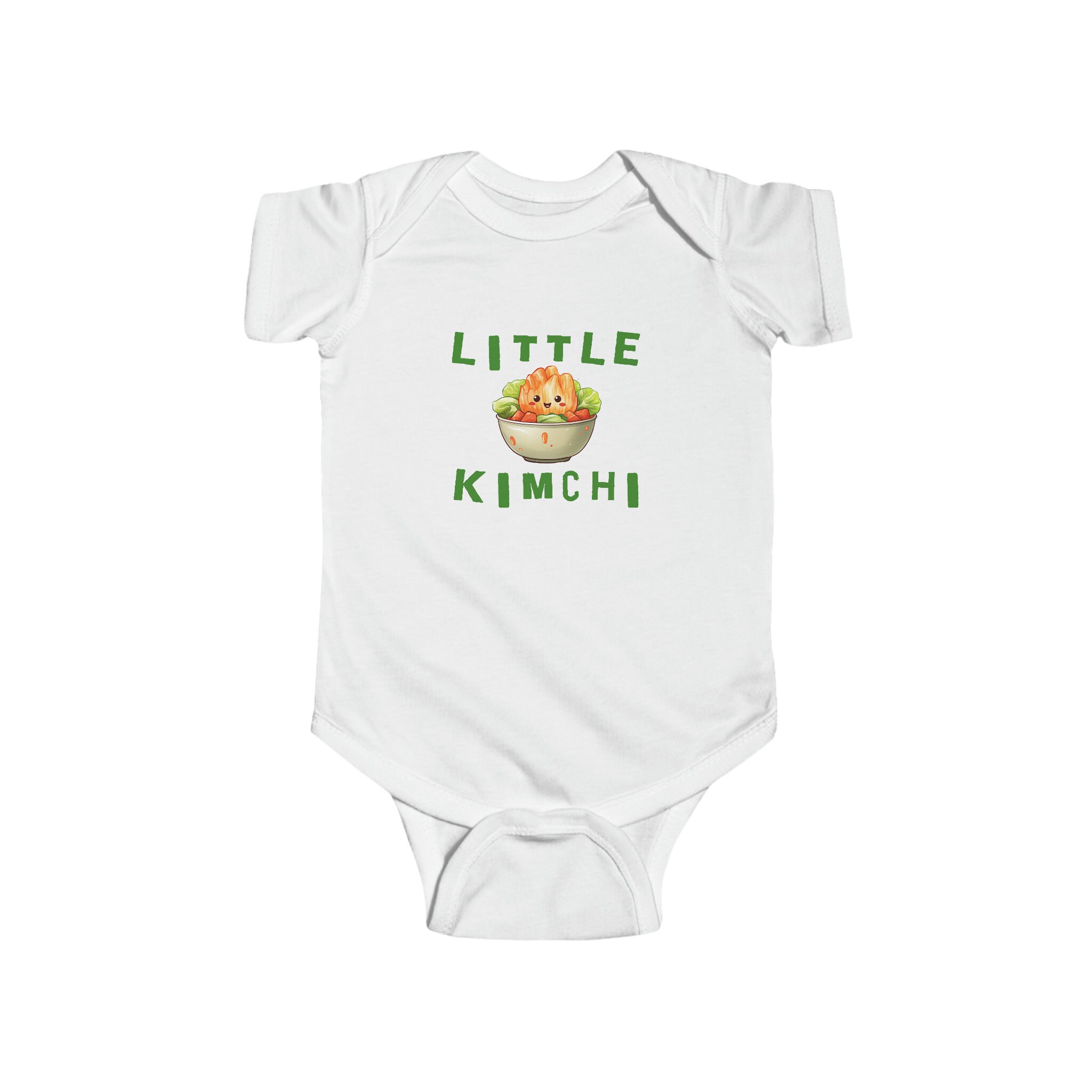 Littlekumchie LITTLE KIMCHI Korean Infant Jersey Bodysuit, Cute Onesie, Korean Baby ...