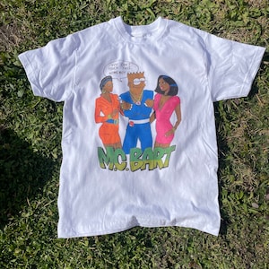 Bart Simpson - MC Bart - White T-Shirt