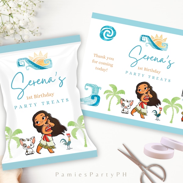 Moana Party Favors - Etsy
