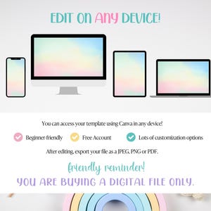 Moana-verjaardagsbord, bewerkbaar tropisch feestdecor (canvasjabloon) afbeelding 7