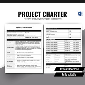 Project Charter Devops Project Charter Template, Project Management Template, Project, Project ...