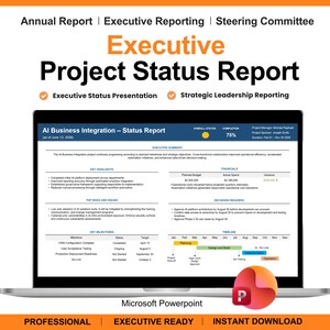 Modello di rapporto sullo stato di avanzamento del progetto, rapporto sullo stato del progetto, riepilogo esecutivo, comitato direttivo, rapporto settimanale, stato del programma, PowerPoint