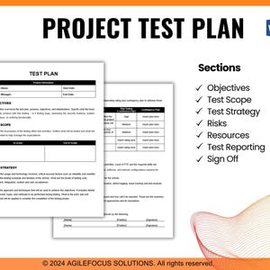 Test Plan, Software Test Plan, Project Management, Software Testing ...
