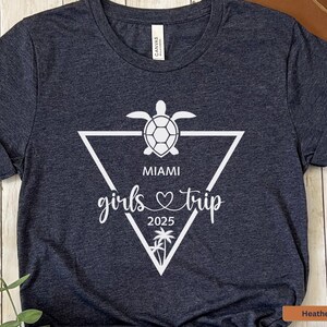 Custom Girls Trip 2025 Your Florida City Shirt, Custom Girls Vacation Trip Tshirt, Girls Weekend Matching Tee, Personalized Girls Shirts