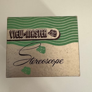 1950s Sawyers Bakelite View-Master Stereoscope + 14 Reels