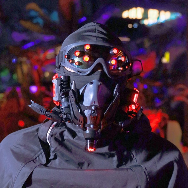 Cyberpunk Mask - Etsy