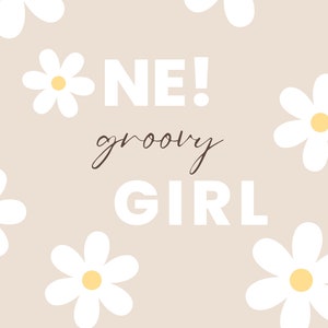 One Groovy Girl/Babe Poster