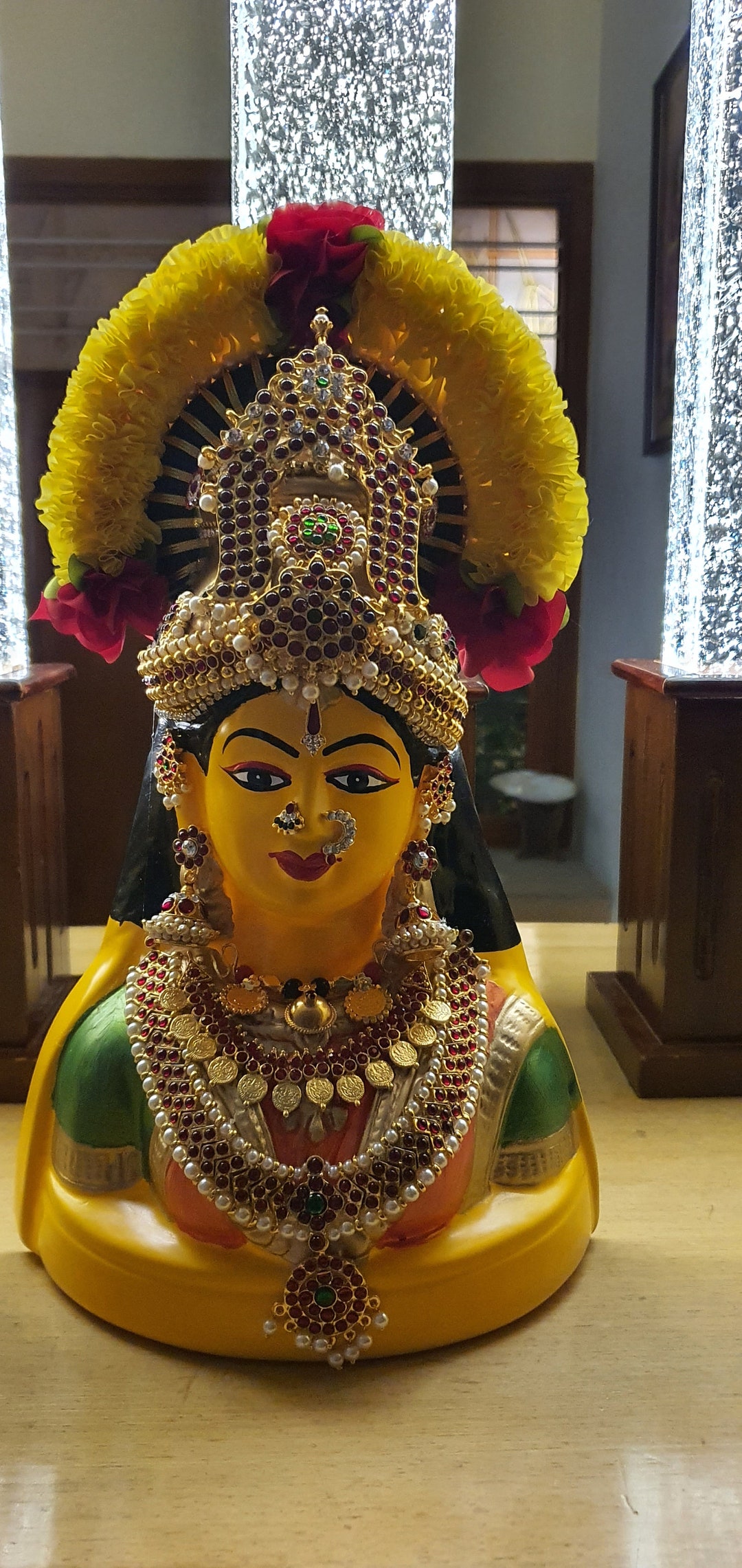Goddess Gowri Idol for Gowri Ganesh Festival Etsy