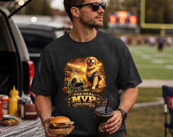 El verdadero MVP tiene patas PNG, diseño de camiseta de fútbol para papá perro, PNG divertido de perro deportivo, regalo del Día del Padre para descargar