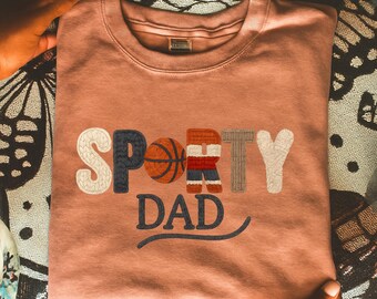 Papá deportista PNG: diseño de sublimación de parche de baloncesto texturizado para el Día del Padre, camisetas para el día del partido, regalos deportivos y ropa deportiva personalizada.