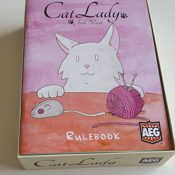 Cat Lady organisator voor basisspel en doos met lekkernijen