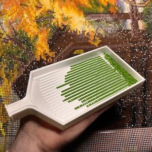 3D Printed Diamond Painting Glue Dots Minder With Magnets Available in 8  Silk Colors 