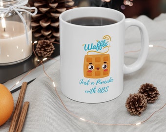 Waffle Lover Coffee Mug: Funny Breakfast Cup
