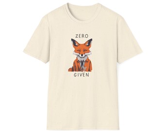 Zero Fox Given T-Shirt: Unisex Softstyle Cotton Tee