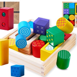 Discovery Blocks - Wooden Sensory Blocks