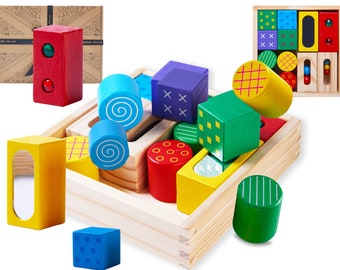 Discovery Blocks - Wooden Sensory Blocks