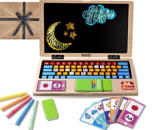 Wooden Laptop - Magnetic Toy