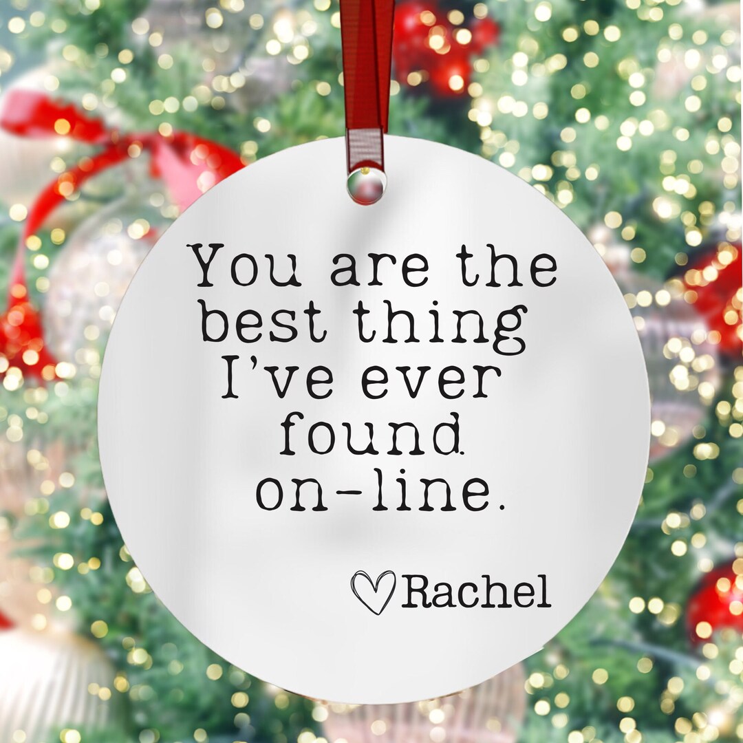 Personalized Ornament, Custom Funny Ornament, Gift for Boyfriend, Gift