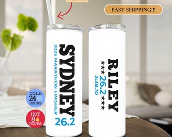 Sydney Marathon Tumbler, Sydney Finisher Marathon Finisher 20 OZ Tumbler, Marathon Runner Gift, First Marathon Finisher Tumbler, Sydney 26.2