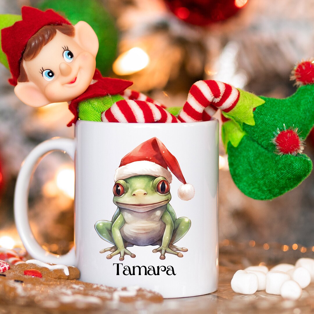 Personalized Coffee Mug, Custom Coffee Mug, Cute Frog Coffee Mug, Cute ...