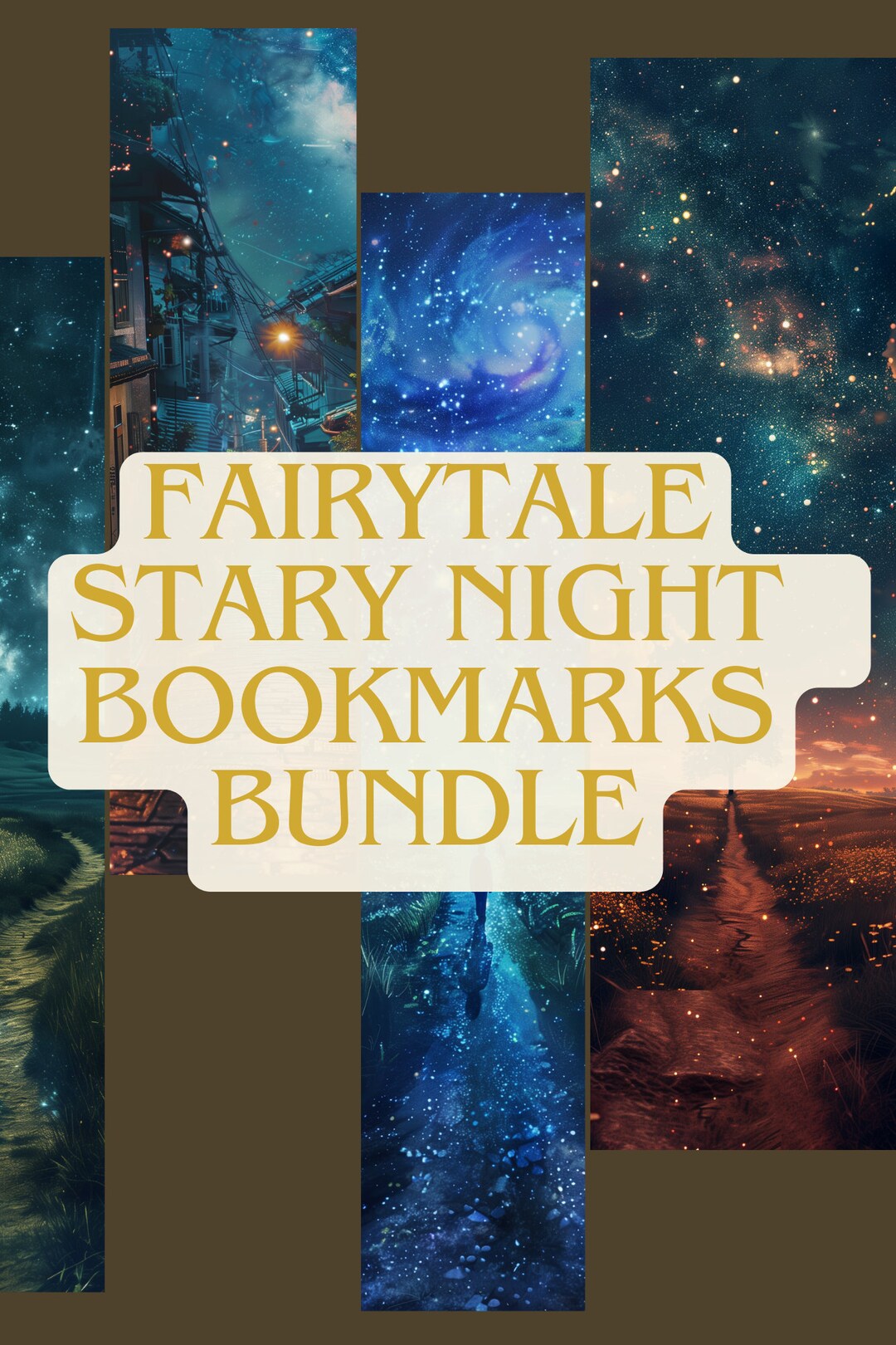 Books, Fantasy, Fairytale, Printable Bookmarks Bundle, Set of 20 PNG ...