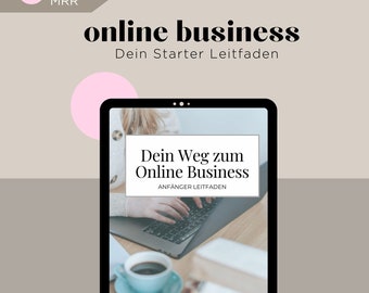 How to Start an Online Business Ebook Template with Master Resell Rights (MRR) and Private Label Rights (PLR) to resell