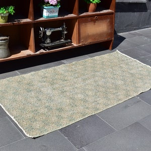 Vintage Teppich, Handgewebter Teppich, Kelimteppich, Anatolischer Teppich, Küchenteppich, Orientteppich 100 x 160 cm ORT1217