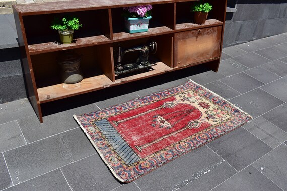 トルコ絨毯、ヴィンテージ絨毯、手作り絨毯、ボヘミアン装飾、室内装飾