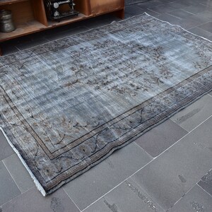 Turkish rug, Bohemian rug, Handmade rug, Boho decor, Home decor rug, Floor rug, Bedroom rug, Oushak rug, Turkey rug 5.7 x 8.9 ft ORT1604