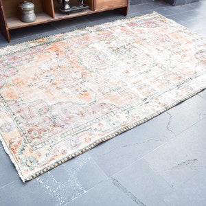 Turkish rug, Large rug, Tribal rug, Boho decor, Home decor rug, Livingroom rug, Bedroom rug, Oushak rug, Turkey rug 5.8 x 9.7 ft ORT2057