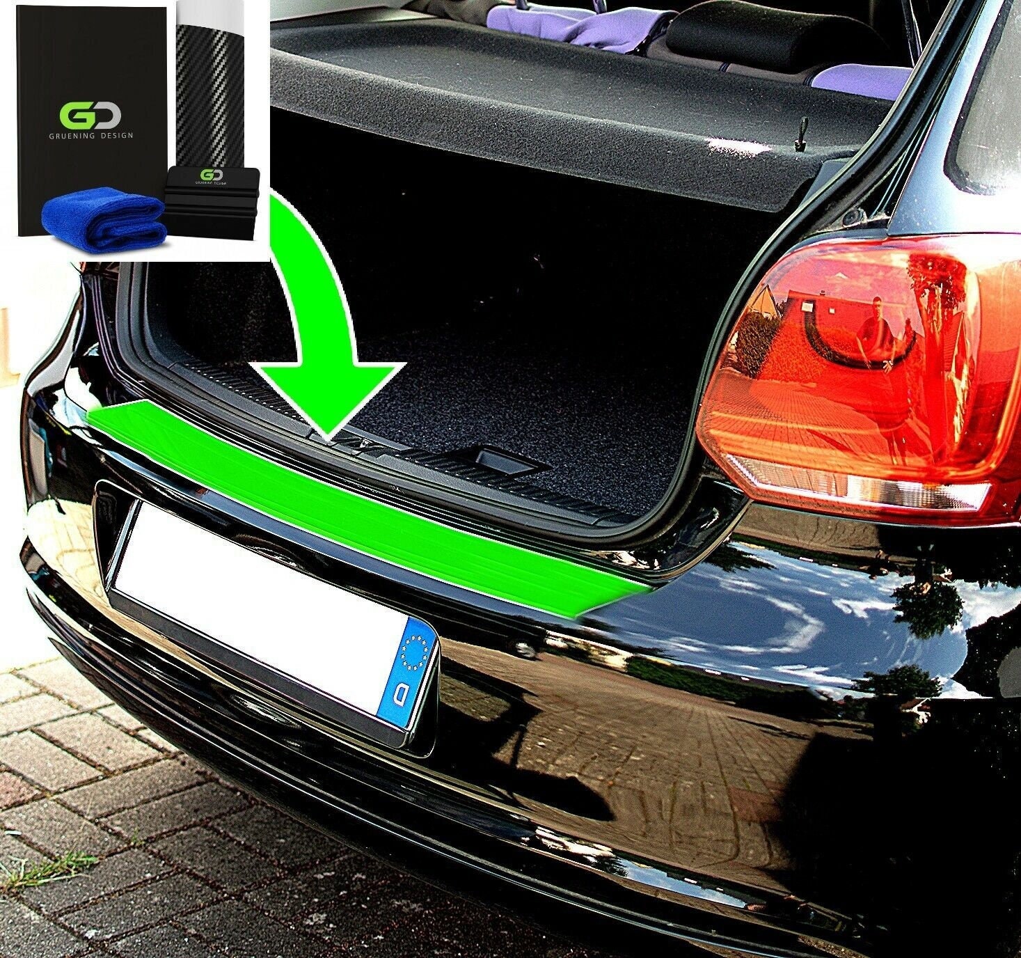 Ladekantenschutz passend für VW Caddy IV 2015 2020 SA -  Österreich