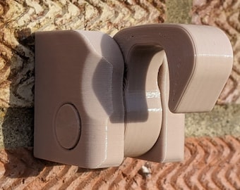 HandleStay: el gancho de sujeción para manijas de puertas que se abren hacia la pared. ¡Sin necesidad de hacer agujeros en la puerta, cierre fácil!