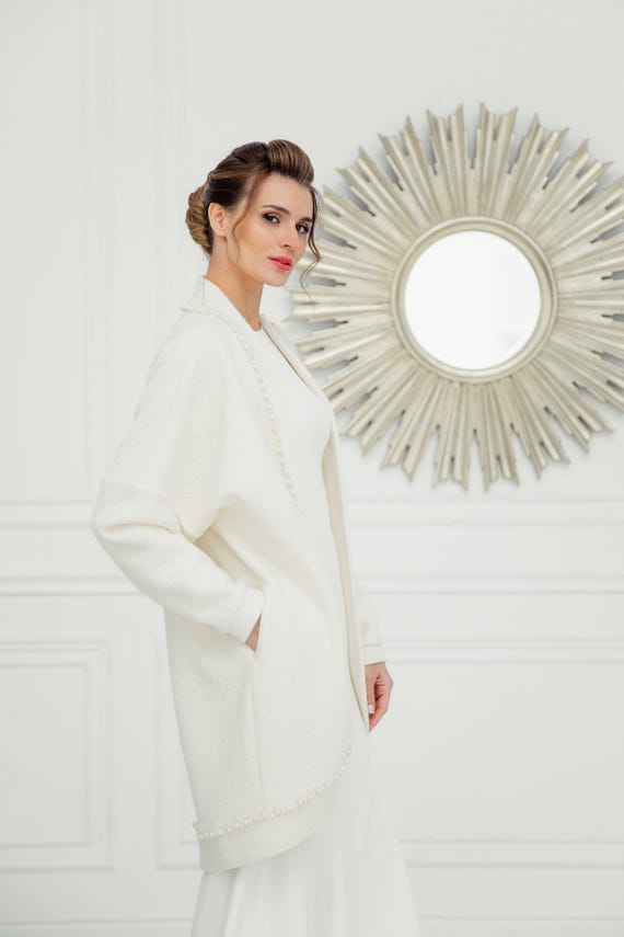 Cappotto da sposa per la sposa per abito da sposa invernale ed