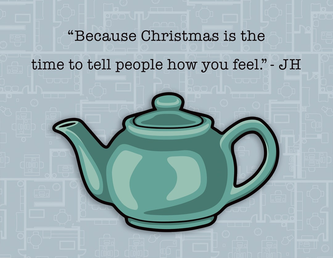 The Office Teapot 14 X 11 Print Etsy