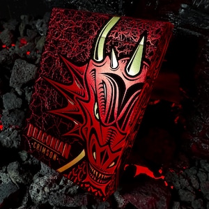 Baraja de cartas CRIMSON de Draconian