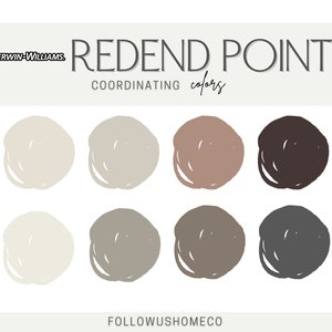 Sherwin Williams Redend Point verfpalet