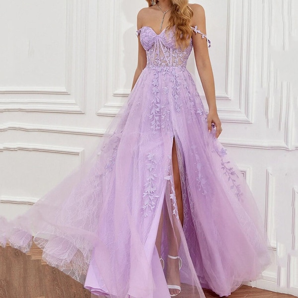 Lace Evening Dress - Etsy